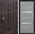 Входная металлическая дверь с Терморазрывом Лабиринт Лондон 20 - Бетон светлый, зеркальные вставки - фото 26089