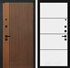 Входная металлическая дверь Лабиринт STORM 25 - Белый софт, черный молдинг - фото 26410