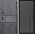 Входная металлическая дверь Лабиринт INFINITY 22 - Графит софт, черная вставка - фото 26428