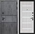 Входная металлическая дверь Лабиринт INFINITY 01 - Сандал белый, стекло белое - фото 26429