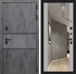 Входная металлическая дверь INFINITY с Зеркалом Максимум - Грей софт - фото 26448