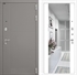 Входная металлическая дверь Лабиринт FORMO с зеркалом Максимум - Белый софт - фото 26477