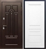 Входная металлическая дверь Сенатор Гранит ФЛ-243 Белый ясень - фото 29389