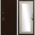 Входная металлическая дверь Ратибор Оптима 3К Зеркало Лиственница беж - фото 4500