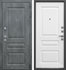 Входная металлическая дверь АСД Лира Темный бетон | Белый матовый - фото 4519