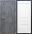 Входная металлическая дверь Стиль Бетон ФЛ-243 Белый ясень - фото 45633