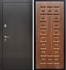 Входная металлическая дверь Триумф Антик серебро ФЛ-183 Орех темный - фото 46973