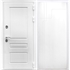 Входная белая дверь Император ФЛ-246 Белый силк сноу - фото 48530