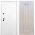 Белая Входная металлическая дверь Олимпия ФЛ-2 Лиственница беж - фото 49081