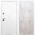 Белая Входная металлическая дверь Олимпия ФЛ-290 Бетон светлый - фото 49106