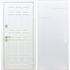 Входная белая дверь DALLAS ФЛ-246 Белый ясень - фото 56391