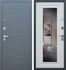 Входная металлическая дверь - Асд Арсенал с зеркалом Ясень белый снег - фото 66995