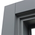 Входная металлическая дверь АСД Челси с Зеркалом Силк Титан / Белый матовый - фото 72394