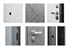 Входная металлическая дверь АСД Дуэт Б Бетон темный | Белый матовый - фото 72493
