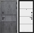 Входная металлическая дверь Лабиринт INFINITY 25 - Белый софт, черный молдинг - фото 72600