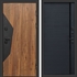 Входная металлическая дверь Авангард фл-248 Черный кварц, вставка черный молдинг - фото 77005