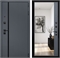 Входная дверь Интеко Агат Графит Графит - с зеркалом панорама 48990